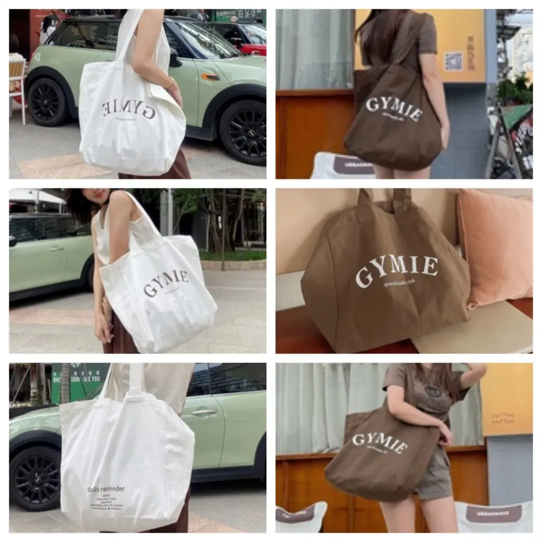 Custom Color Oversized Canvas Bag Weekender Giant Grocery Sporty Bag