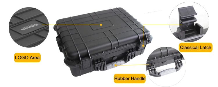 2019 Ningbo Factory Lightweight Hard Plastic Waterproofshockproof Equipment Carry Tool Case with Foam