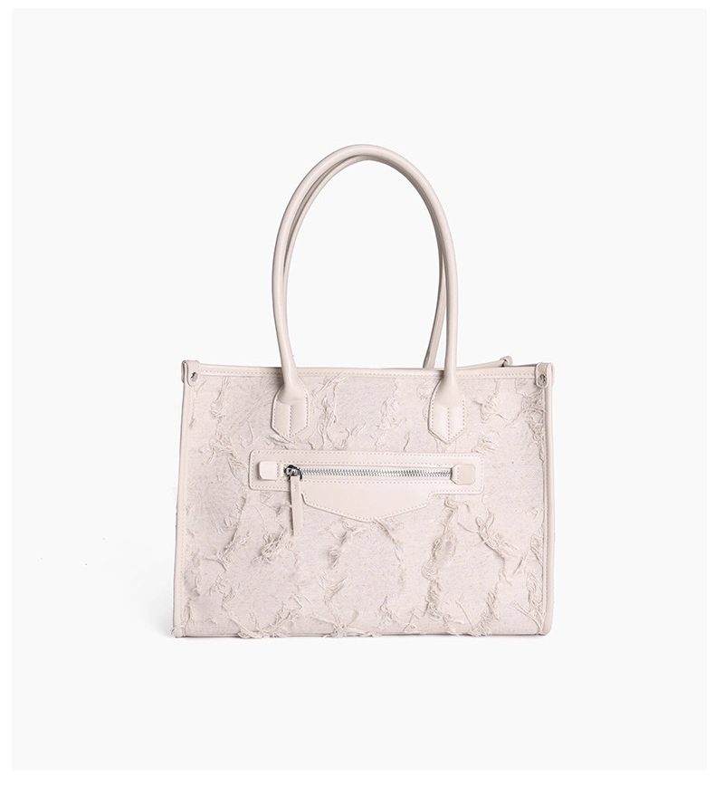 High-End Niche Design Mother-of-Pearl Tote Bag Female Large-Capacity One-Shoulder Handbag