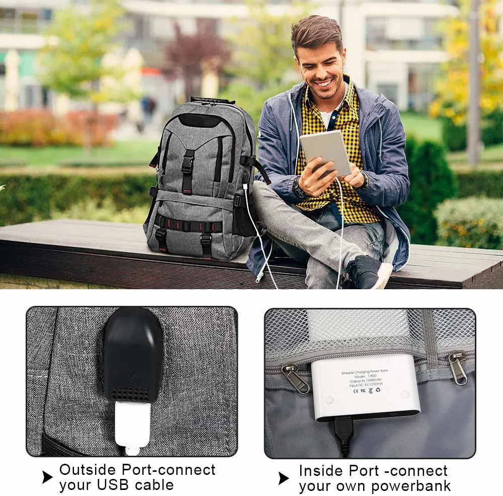 Cheapest Waterproof Travel Laptop Business Teenager School Backpack Bag with USB Charging Port