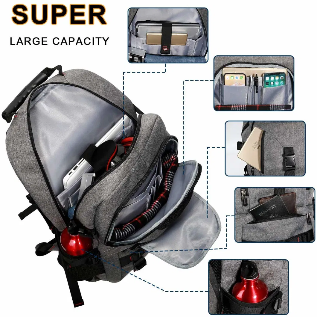 Cheapest Waterproof Travel Laptop Business Teenager School Backpack Bag with USB Charging Port