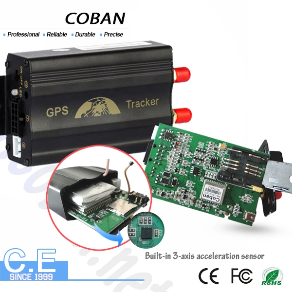 Real Time GPS Tracker Support Ultrasonic Fuel Sensor Free Tracking Software Tk 103b