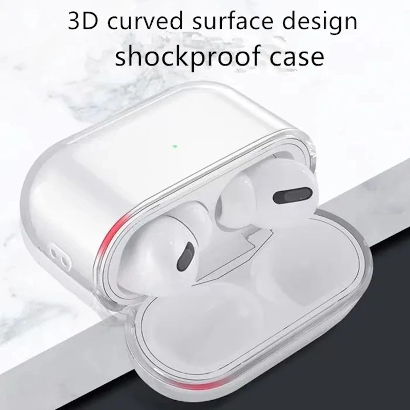 2024 High Quality Wireless Bluetooth Earphone Case with Noise Canceling Pass-Through Protection Case Cover for Airpods PRO 2 3 Max Case Type-C 3rd Generation