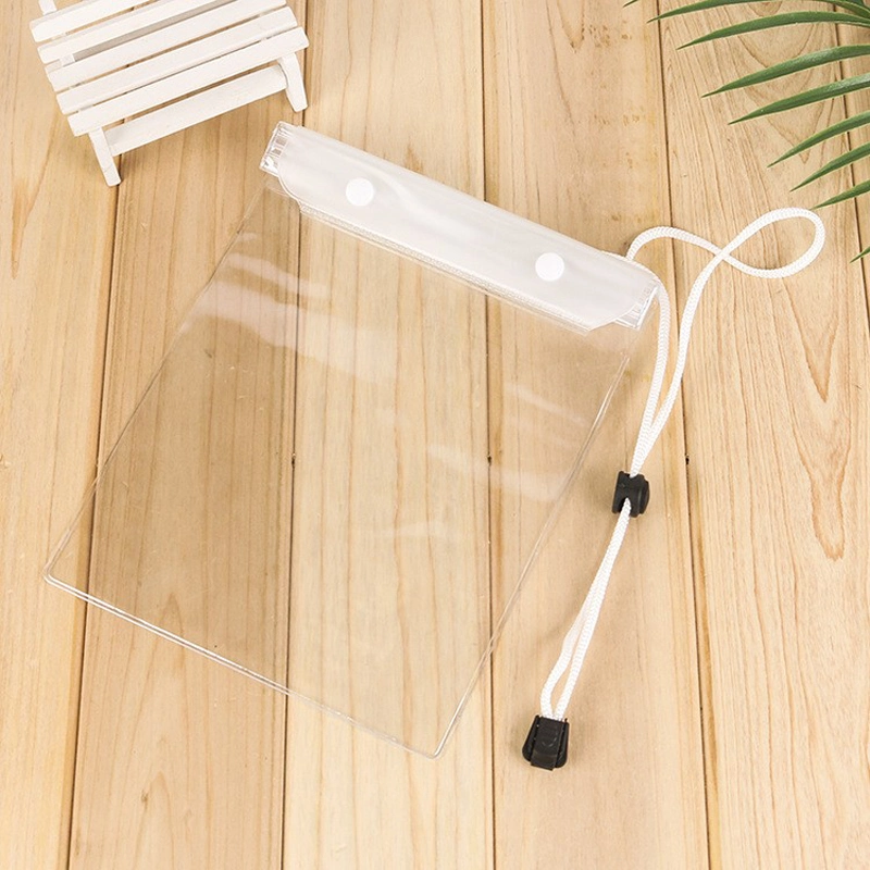 Universal Waterproof PVC Mobile Phone Cases Clear with Lanyard