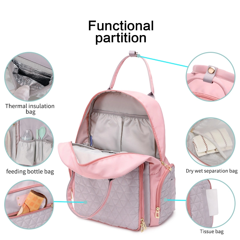 Design Functional Baby Changing Mat Mummy Diaper Backpack