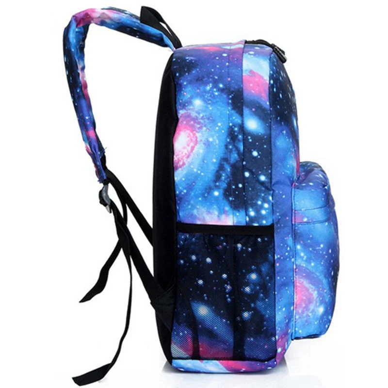 Fashion Fancy Teenagers Star Sky Printed School Bag for Latest Designs