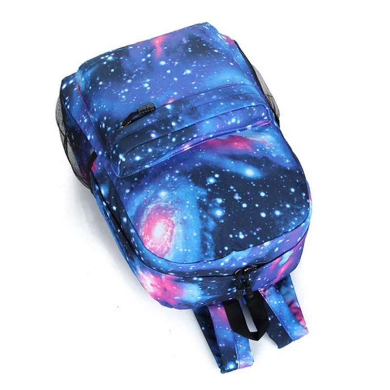 Fashion Fancy Teenagers Star Sky Printed School Bag for Latest Designs