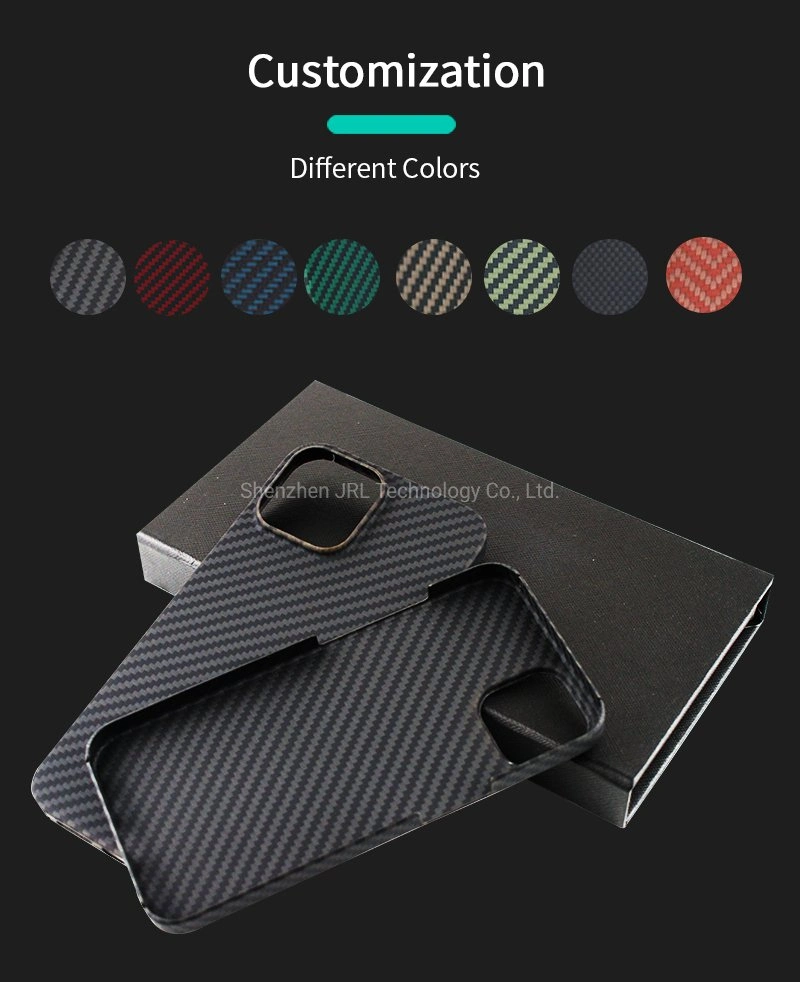 Wholesale Luxury Phone Case for Aramid Fiber Mobile Phone Case for iPhone 13 PRO Cell Phone Accessory Military Grade Shell