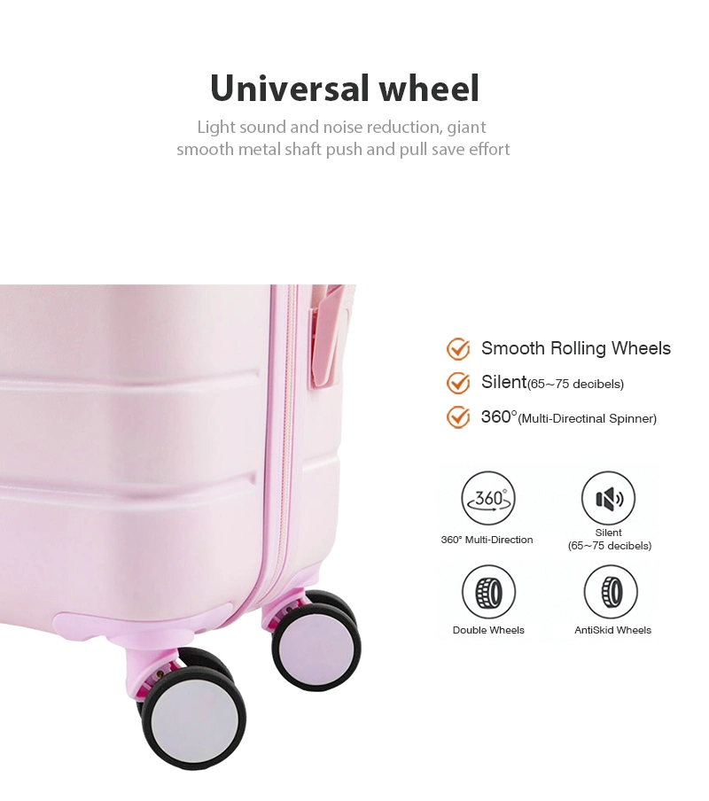 Factory Trolley Luggage Bags Travel Suitcase ABS Maletas Small Cosmetic Bags