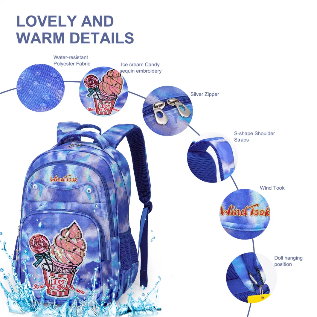 3 in 1 Boy Girl Double Shoulder Primary Kids Child Children Students Outdoor Travel Books School Schoolbags Pack Backpack Bag (CY5916)