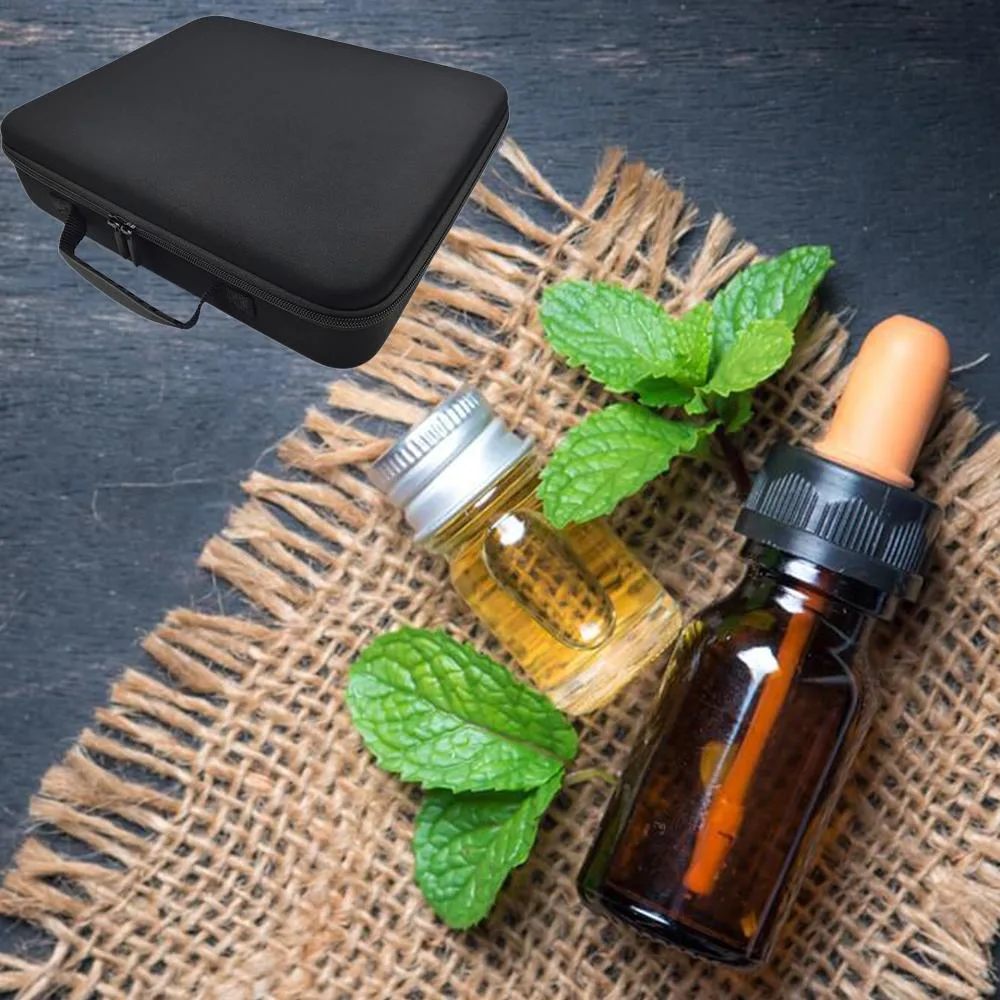 OEM Hard Shell EVA Speaker Travel Waterproof Portable Shockproof Perfume Cosmetic Carrying Essential Oil Storage Tool Box Case