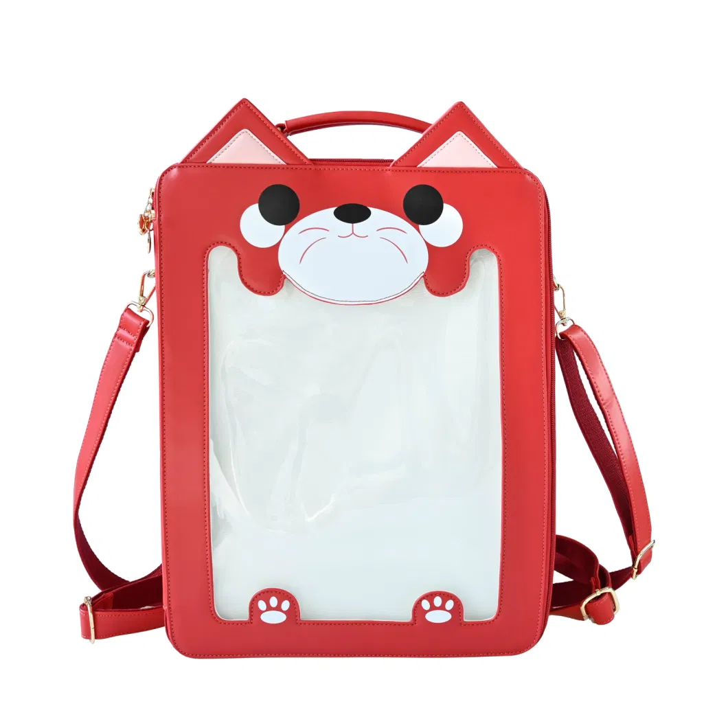 Children School Campus Transparent Backpack Custom Ita Bag