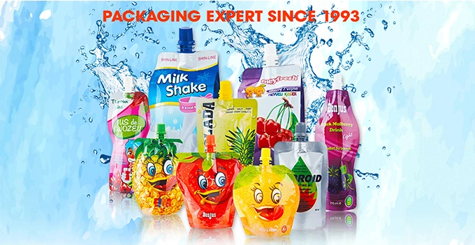 Dq Pack Best Quality Customized Doypack Pouch Zipper Pouch with Laser Line Plastic Bag Snack Food Packaging