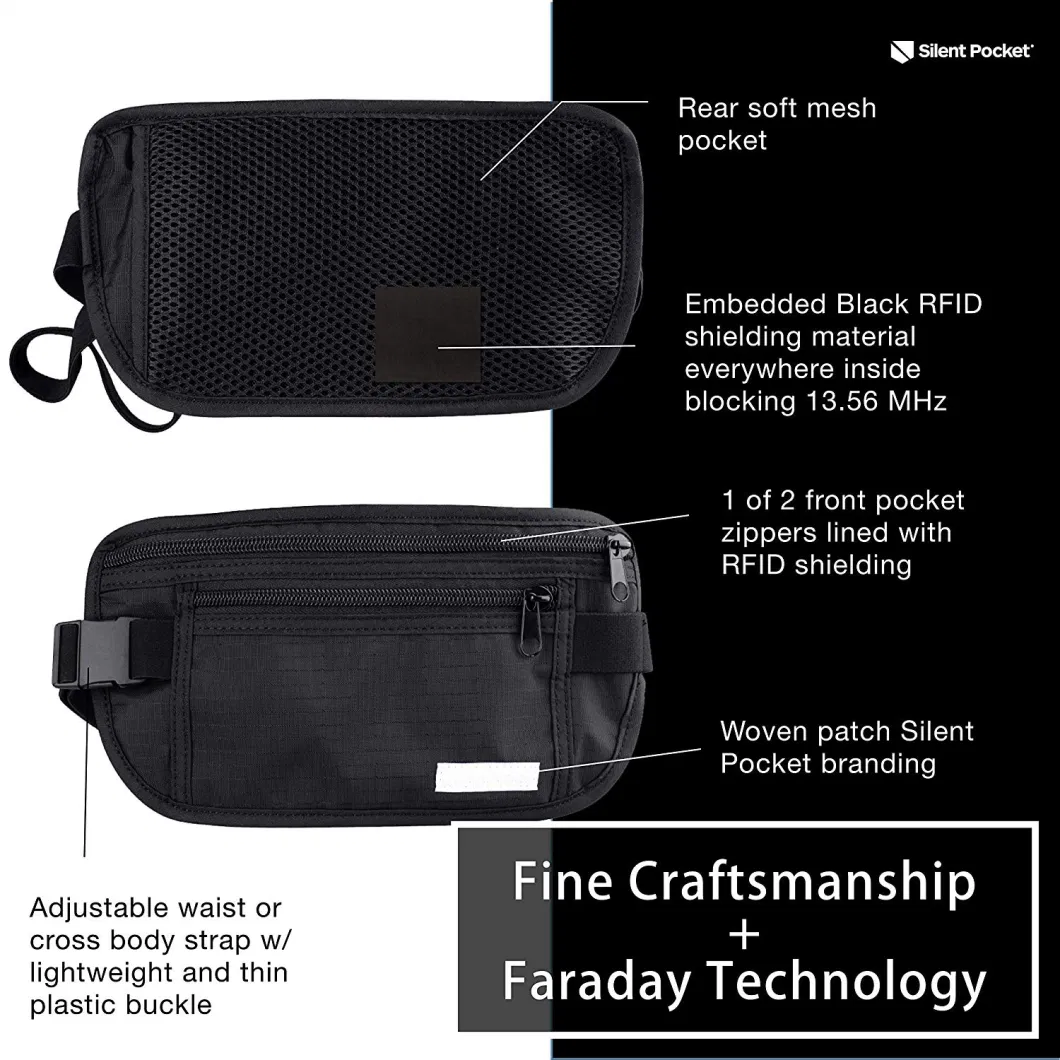 Faraday Bag Faraday Money Belt Pilot Fanny Pack Pocket
