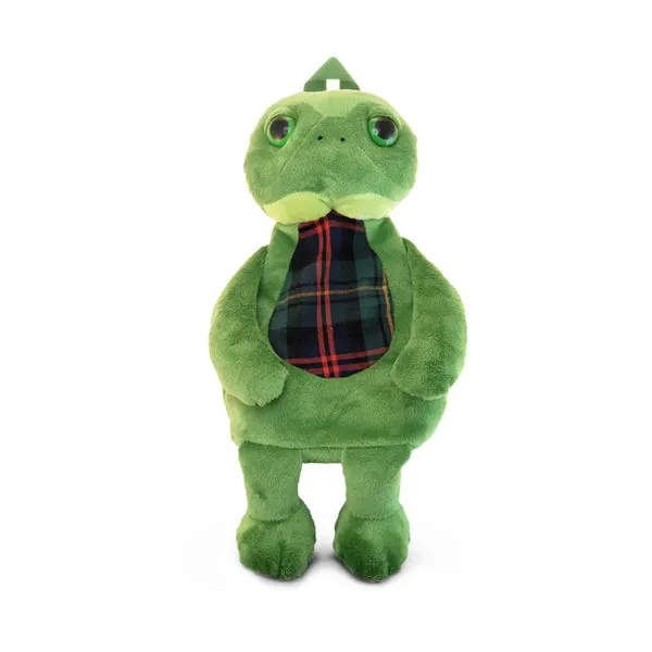 Custom Made Fluffy Stuffed/Plush Turtle Backpack Kids&prime; School Bag