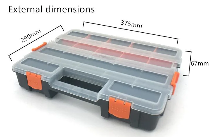 Storage Stackable Box Multi-Layer Plastic Tool Box Case