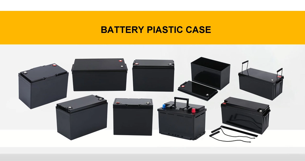 Lithium Battery Plastic Shell Manufacturers Front Filling Tape Snap Waterproof New Energy Lithium Battery Case 12V 90ah