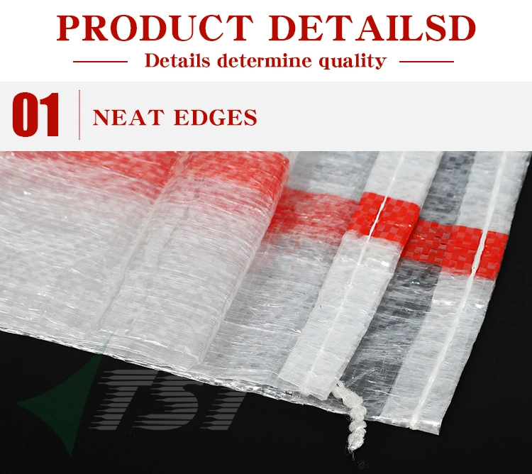 PP Woven Transparent Mesh Bag for Packing Agriculture with Drawstring for Russia