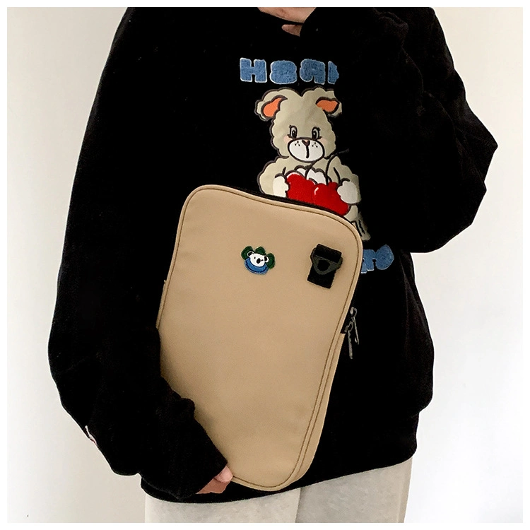 Wholesale Simple and Portable Embroidered Cute Koala Computer Bag Large and Small Laptop Shoulder Bag Protective Case