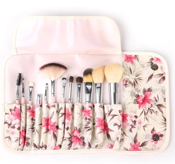 Professional Custom Large Capacity Travel Organizer Portable Makeup Brushes Storage Bag
