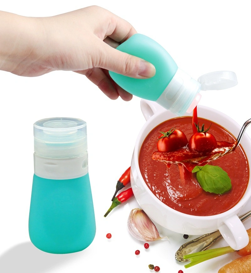 Tsa Approved BPA Free 55ml Silicone Travel Case for All Liquid Toiletries Food 85ml Travelling Bottles
