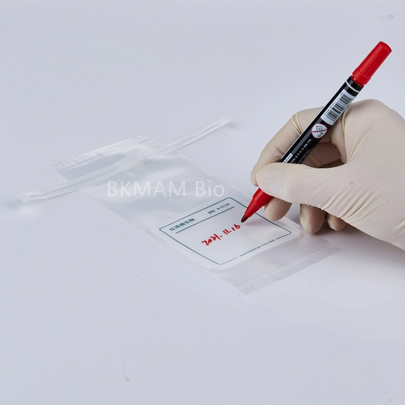 Screw Cap Water Sampling Bag Sterile Sample Bags 500ml PE Composite Sampling Bag with Sodium Thiosulfate Environmental Inspection Sampling Bag