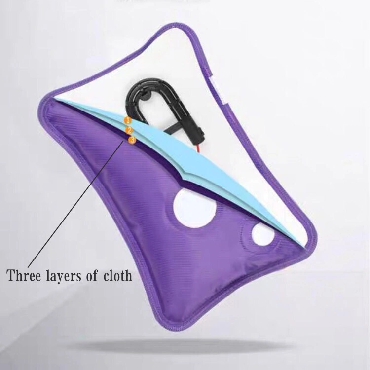 Safety and New Design Custom Rechargeable Electric Hot Water Bag Cute with Cover for Women Baby Use