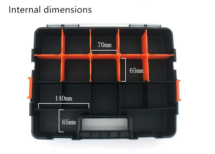 Storage Stackable Box Multi-Layer Plastic Tool Box Case