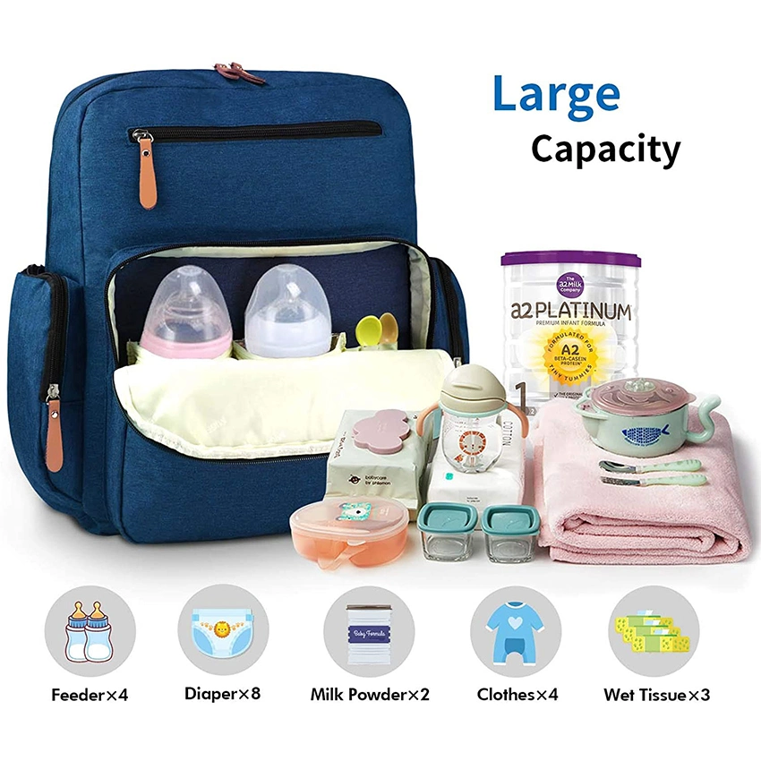 Large Capacity Multifunction Diaper Bags for Baby Girl-Boy Unisex Travel Backpack Waterproof Backpack Baby Bags