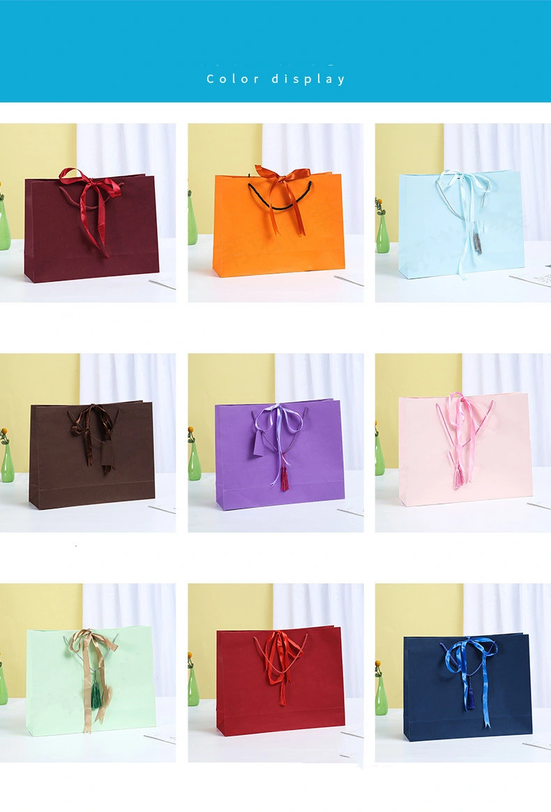 Custom Personalized Biodegradable Wholesale Gift Packaging Cosmetic Jewelry Packaging Paper Bags with Your Own Logo