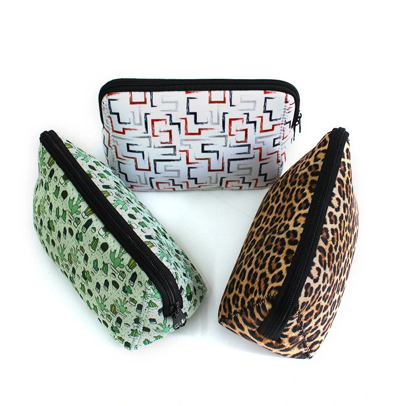 Women&prime;s Casual Makeup Bag Toiletries Storage Bag Portable Coin Purse Holding Makeup Case