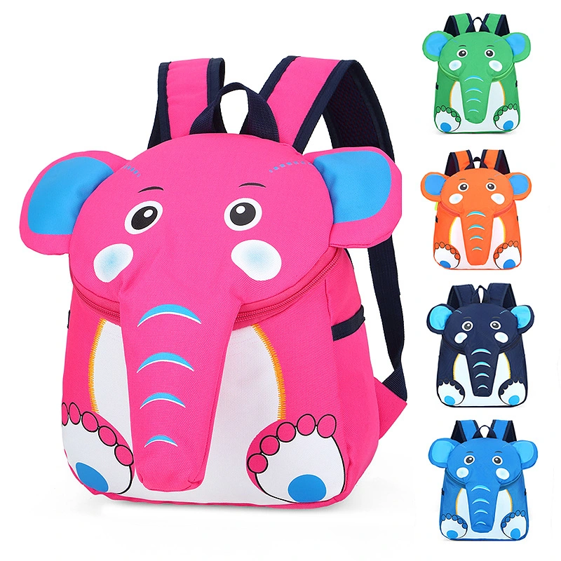 New Cartoon Elephant Children&prime;s School Bag