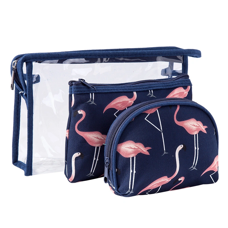 Ladies Cosmetic Storage Bag Waterproof Transparent PVC Wash Makeup Bag Supplier