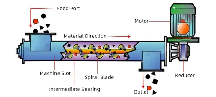 Best Selling Durable Using Industrial Conveyors Mini Conveyor Screw Conveyor for Sale