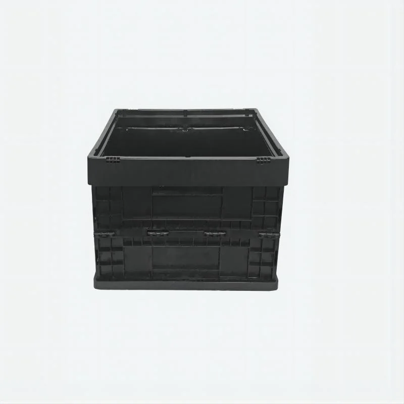High-Quality ESD-Safe Foldable Tote Boxes - Black