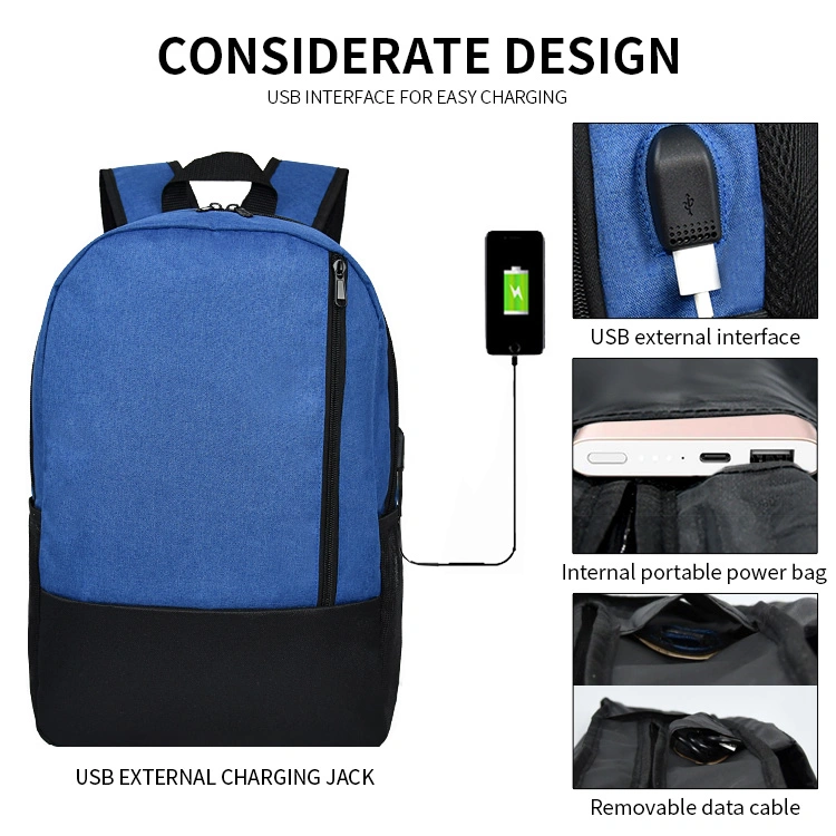 New Design Teenagers School Bag Teenagers Waterproof School Bag USB