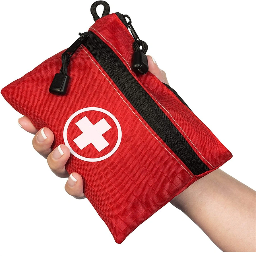 Good Selling Outdoor First Aid Kit Portable Empty Small Emergency Bag Survival with Dual Zippers