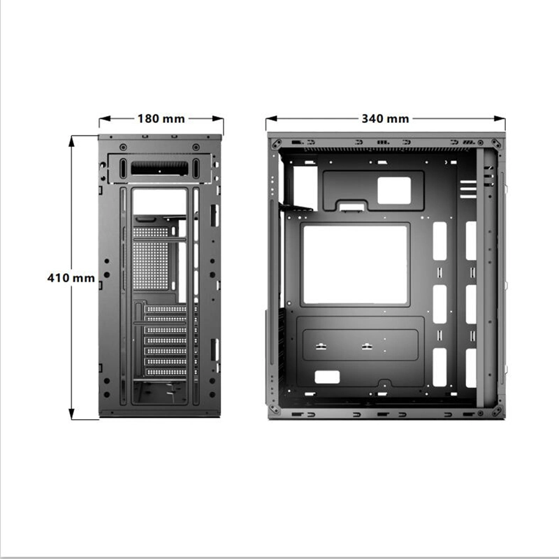 New Gaming Computer ATX Case Support Water Cooler