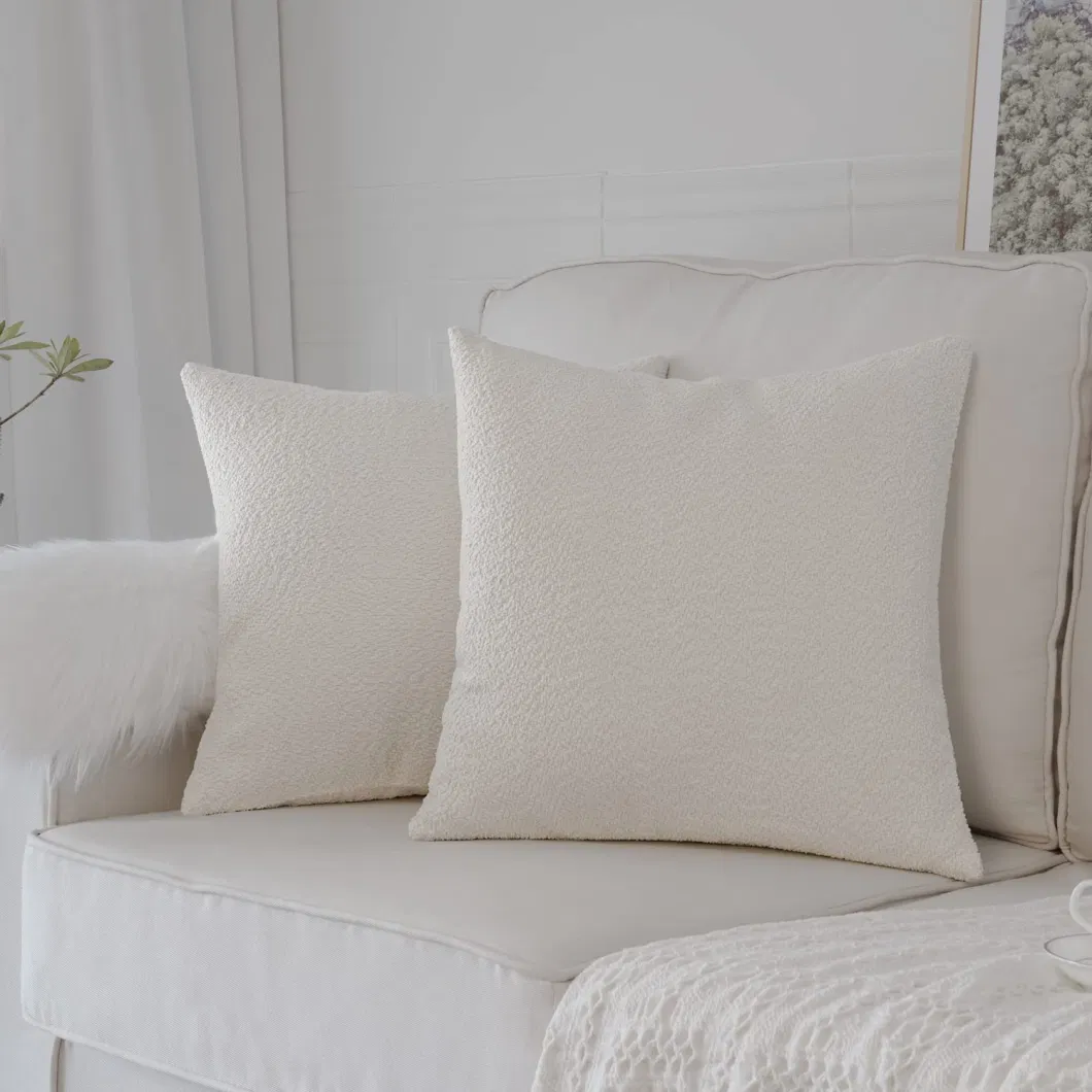 Glamorous Comfy Elegant Textured Zippered Cushion Cases