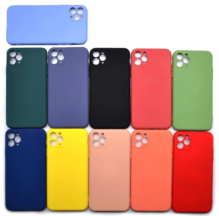 Soft Skin Touch Classic Liquid Silicone Gel Case 1.5mm with Inner Microfiber Full-Inclusive Soft Phone Case for iPhone 15 14 13 12 11 Xr for Huawei for Xiaomi