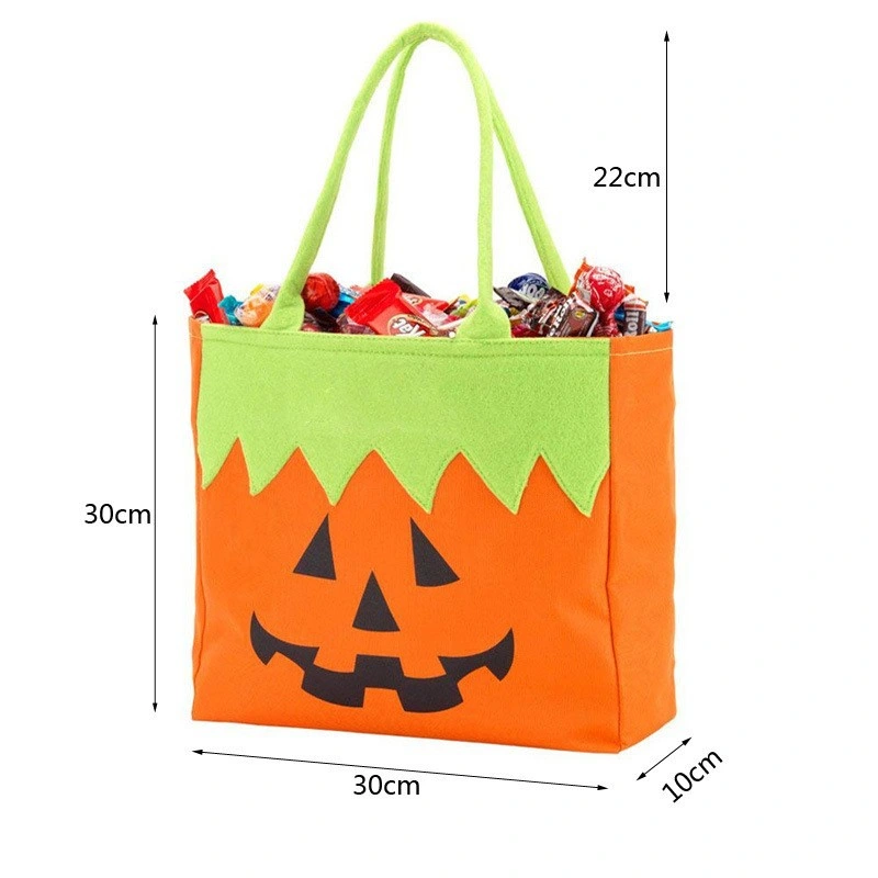The Most Popular Trick or Treat Halloween Gift Canvas Cotton Bag for Candy