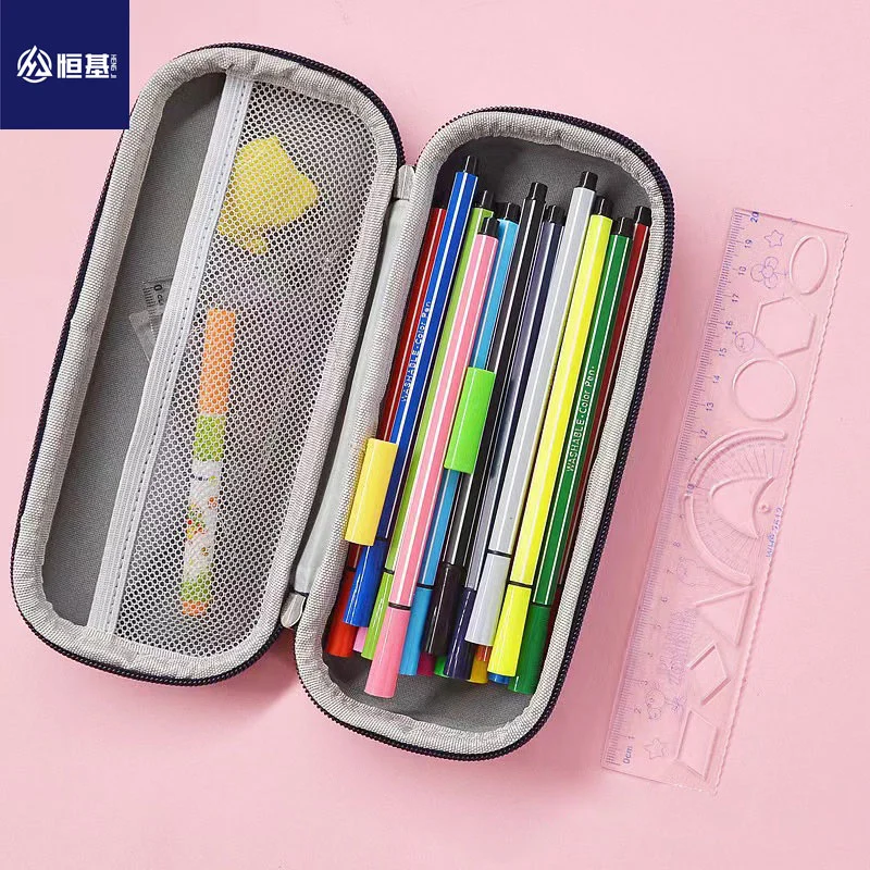 Customized Silicone Cute Unicorn Student Stationery Pencil Case