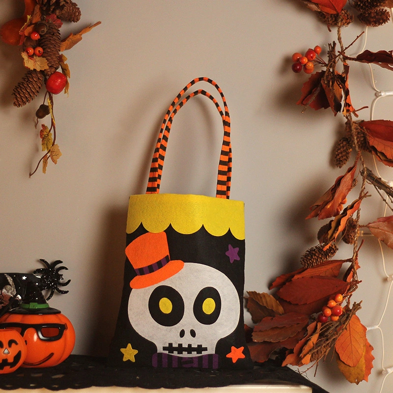 Trick or Treat Halloween Felt Candy Bag for Kids