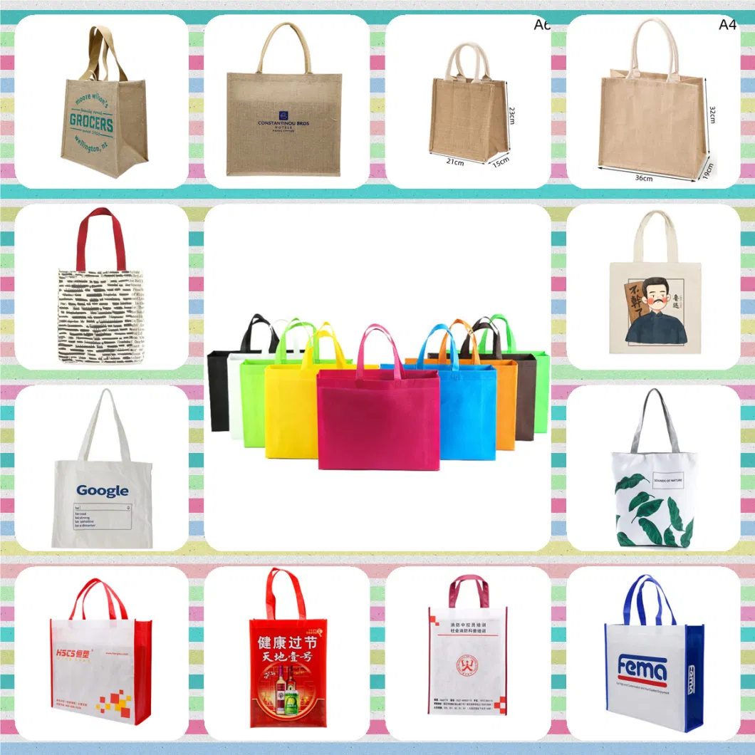 Existing Christmas Shopping Bags Paper Bags in Stock Custom Printing Packaging Bags for Promotion Packing