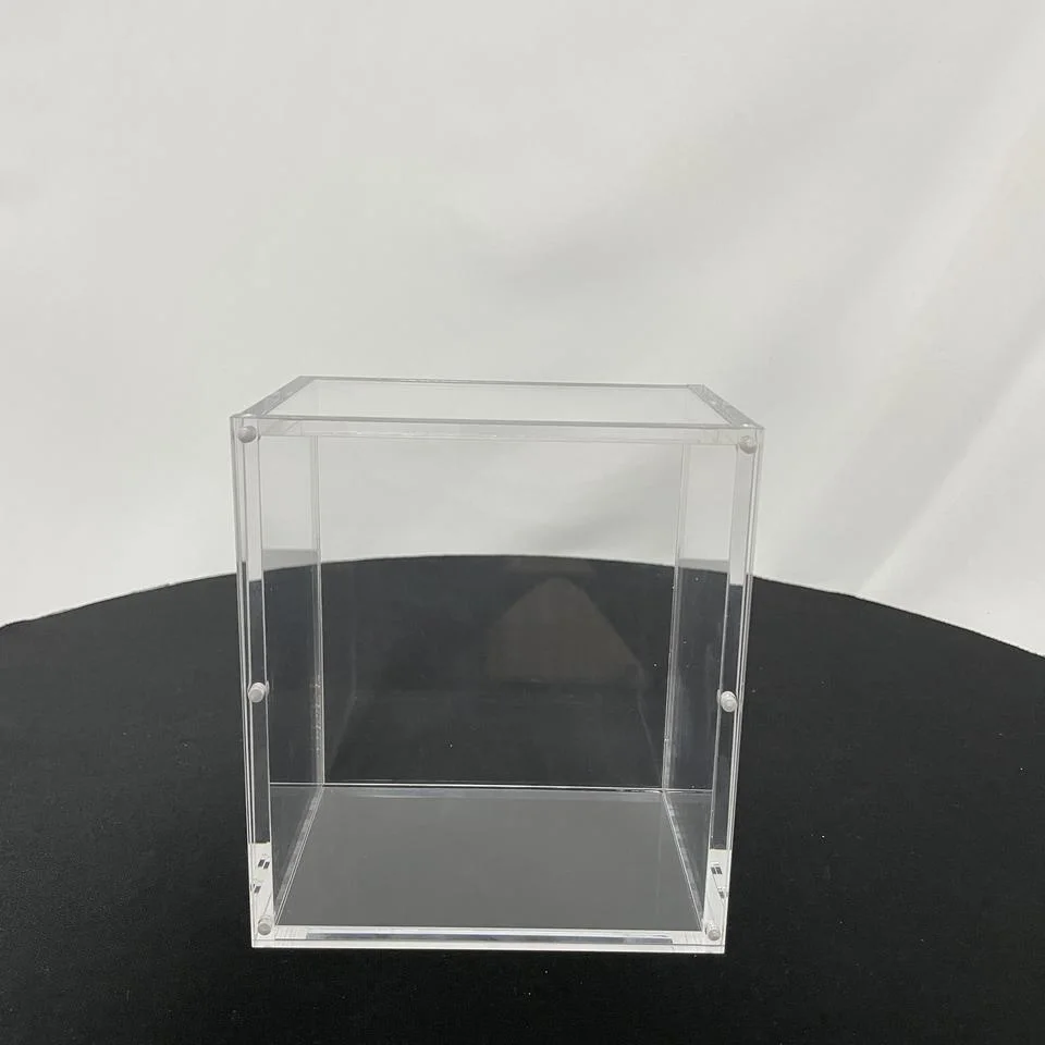 Transparent Magnetic Lid Acrylic Game Card Booster Box Display Case