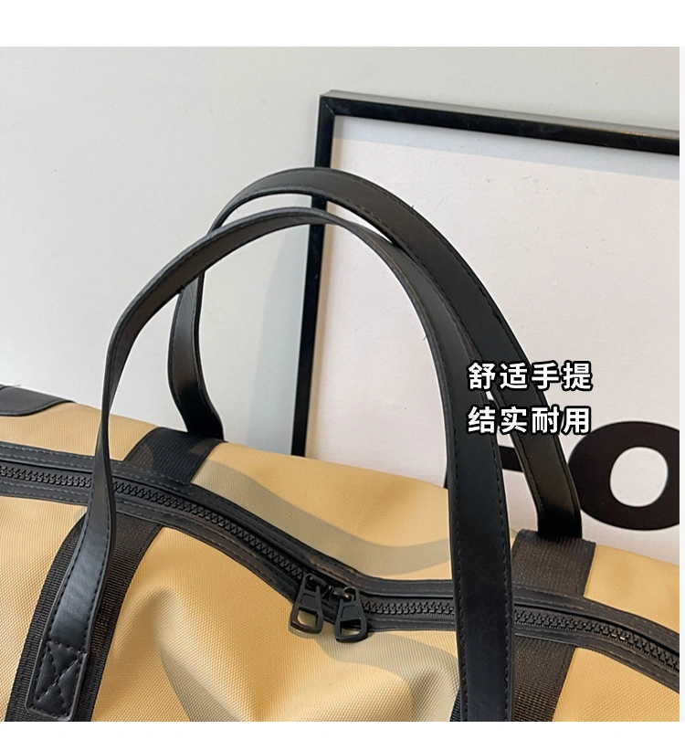 New Fashion Carryall Weekender Duffle Tote Bag Large Size Classic Stylish Weekend Overnight with Shoes Storage Toiletry Travel Bag