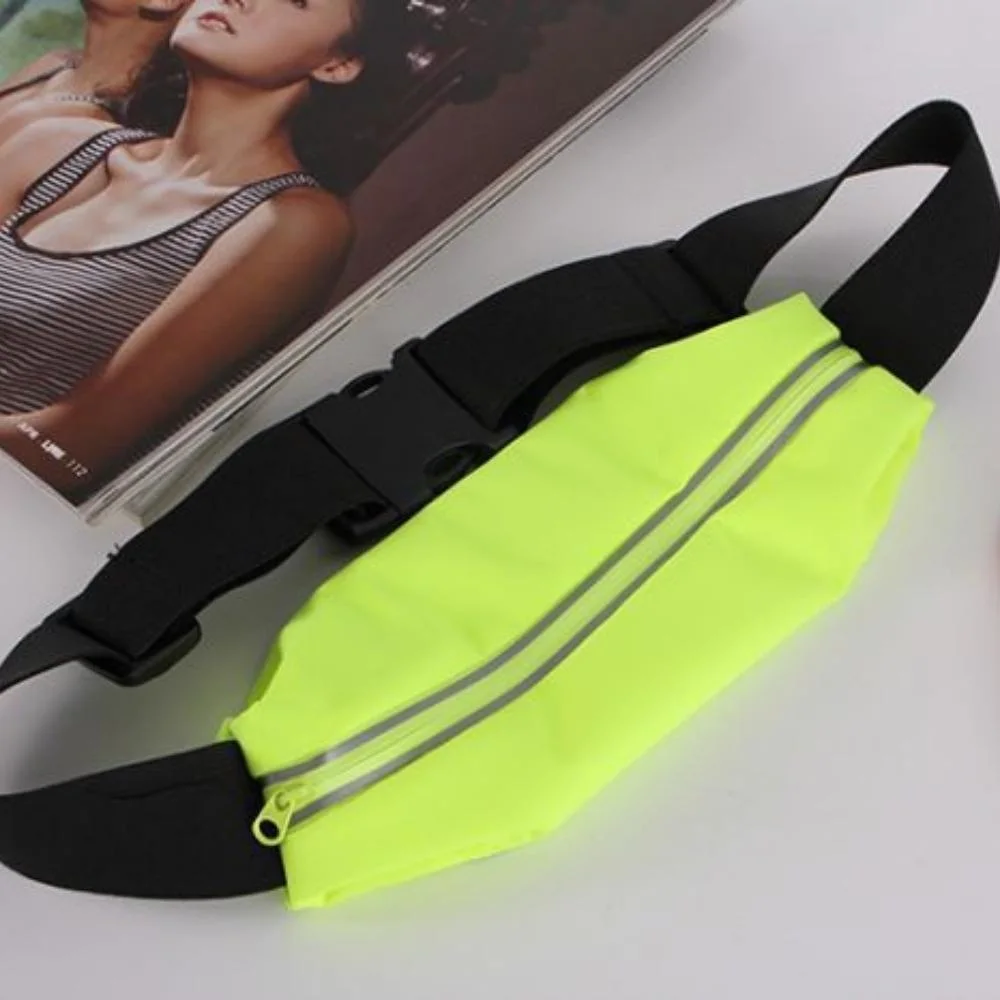 Fanny Pack Running Belt Water Resistant, Sports Fitness Waist Pouch-Suitable for Mobile Phones with 1-5.9 Screen Bl19798