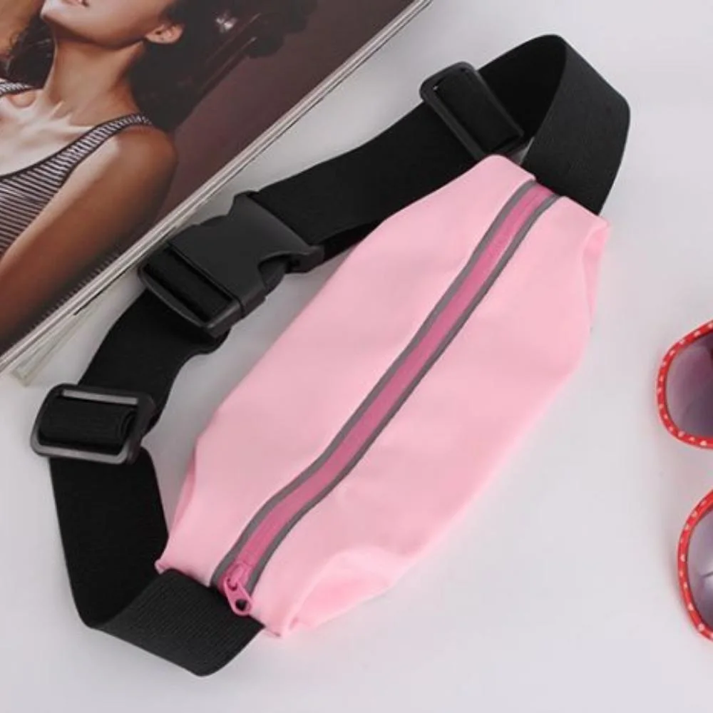 Fanny Pack Running Belt Water Resistant, Sports Fitness Waist Pouch-Suitable for Mobile Phones with 1-5.9 Screen Bl19798