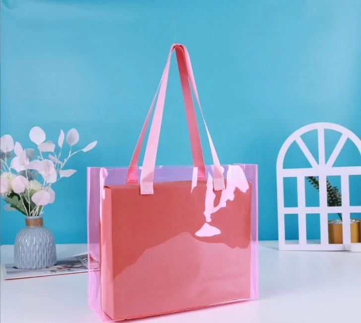 Custom PVC Bags Clothing Tote Bag Toiletries Storage Bag Cosmetics Window Bag