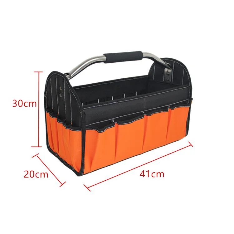 OEM Foldable Folding Portable Car Detailing Tool Bags with Steel Tubular Handle Hot Sale Tool Bag